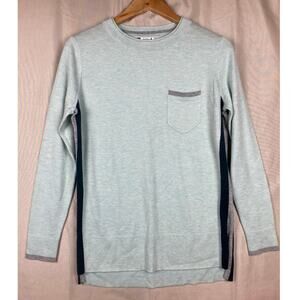 Womens Smartwool Shadow Pine Pocket Sweater sz Medium Frosty Green Heather Wool